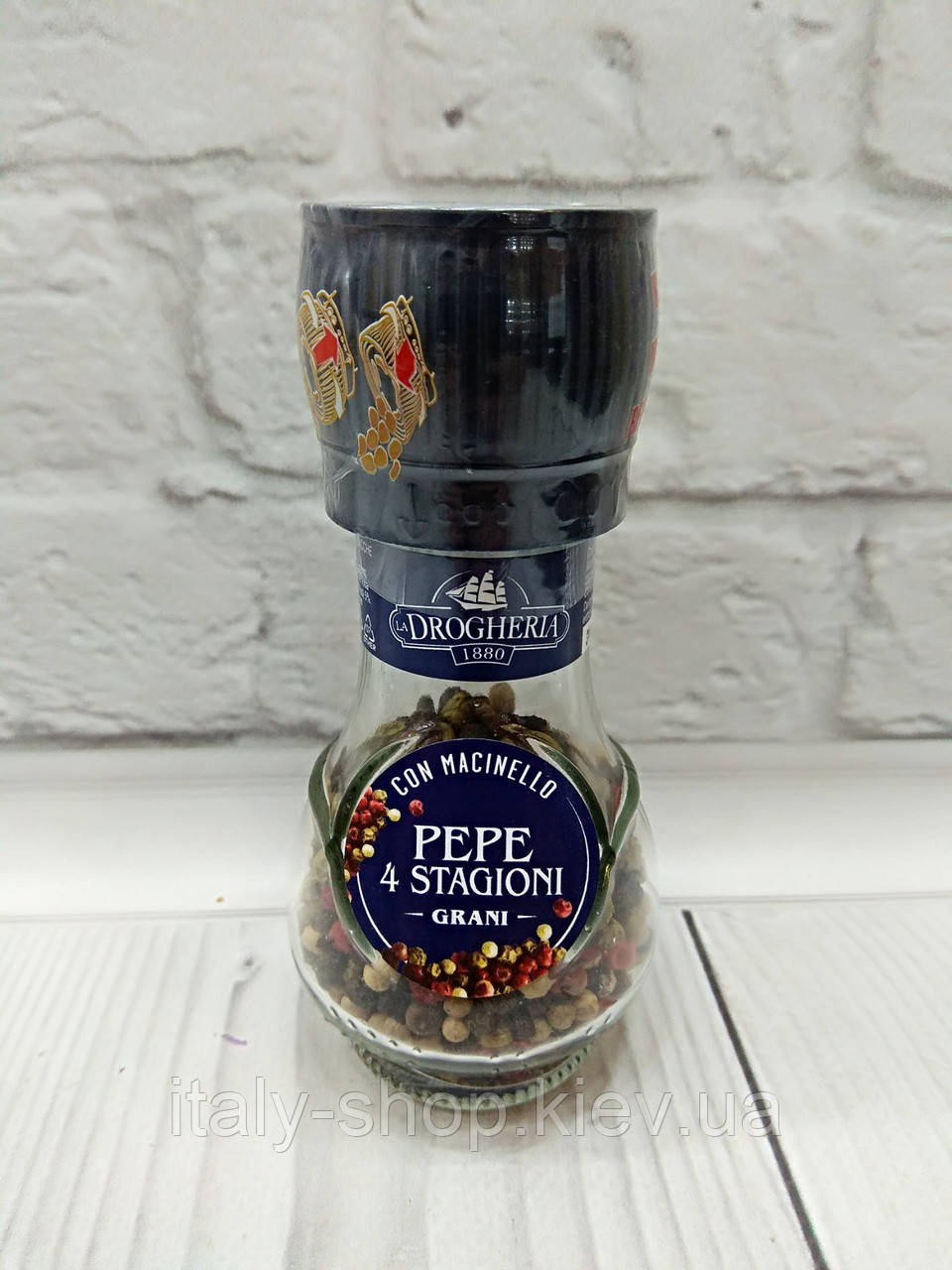 Перець "4 сезони" горошком з млином La Drogheria 1880, 35 грам з Італії, фото 1