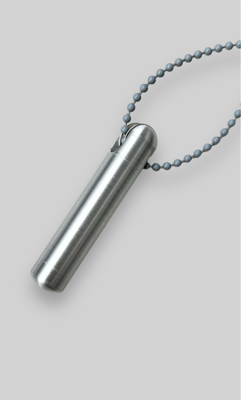 Декоративний металевий грузик для ланцюжка Циліндр, Сталевий