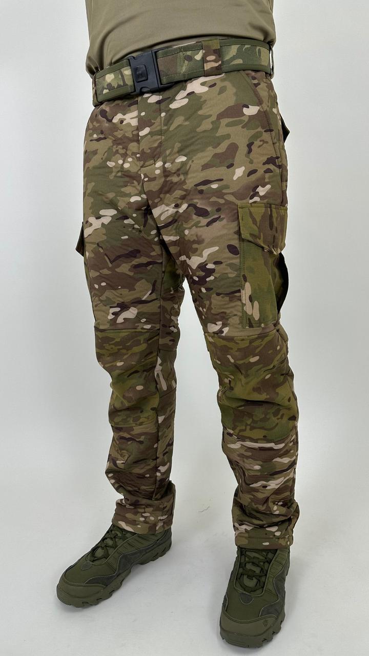 Штани ЗСУ тактичні з тканини Soft Shell з посиленням, камуфляж Мультикам (розміри 46-56)