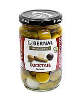 Оливки-коктейль с корнишоном и жемчужным луком Bernal Especialidades Cocktail, 300 г (8428391101922)