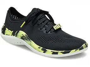 Чоловічі Кросівки Crocs Men's LiteRide 360 Pacer Black\Citrus, фото 4