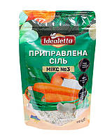 Соль приправленная луком, морковью и укропом Idealetta Микс № 3, 170 г