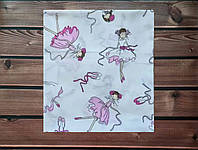 Детская пеленка из натуральной хлопковой ткани Польша для новорожденных 90*80 см BST Розовый+Белый