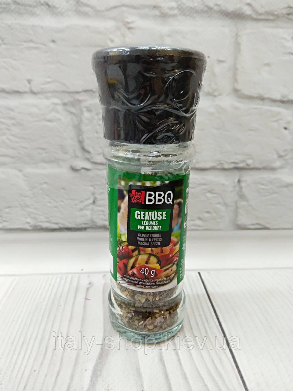 BBQ спеції для овочів з млином, 40 грам з Італії