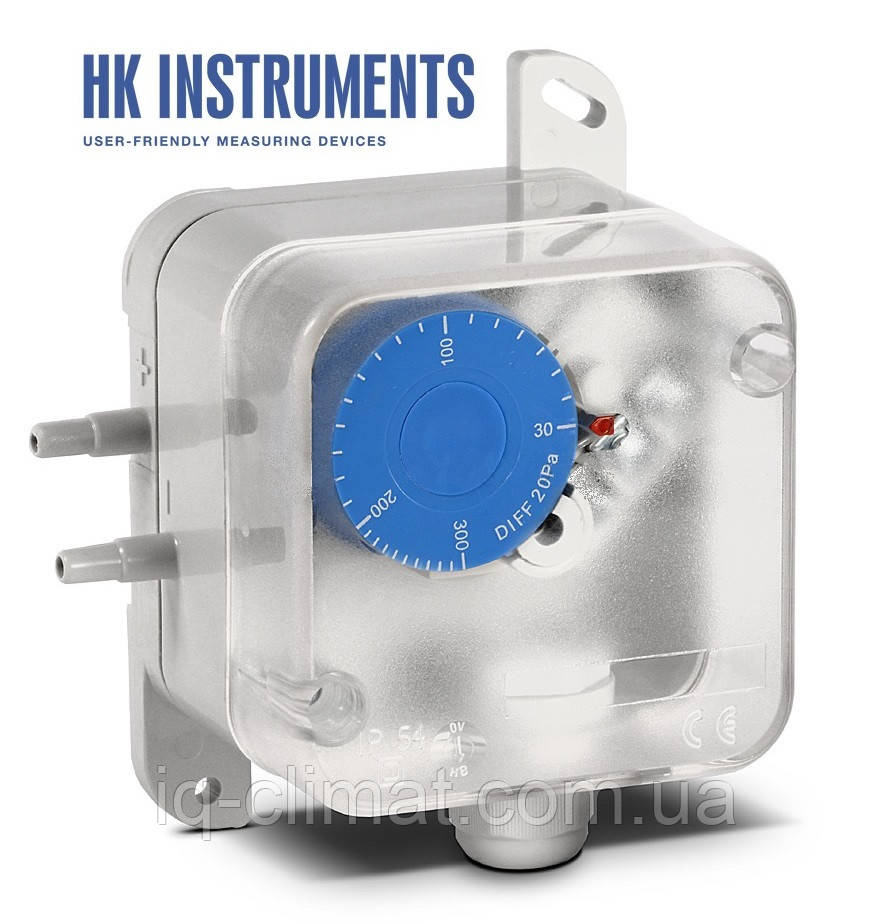 PS300 Реле перепаду тиску, пресостат 30-300 Па, HK Instruments (Фінляндія)