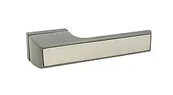 Ручка дверна Флет 282 R68 Графіт вставка матовий нікель арт 1060