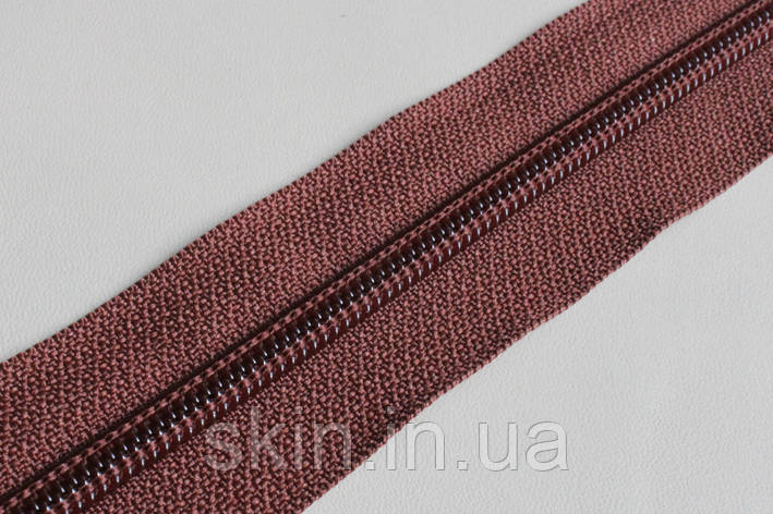 Блискавка рулонна спіральна YKK № 5, колір - коричневий, артикул СК 5117, фото 2