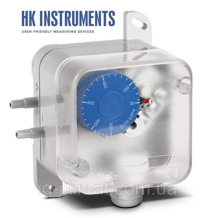 PS500 Реле перепаду тиску, пресостат 30-500 Па, HK Instruments (Фінляндія)