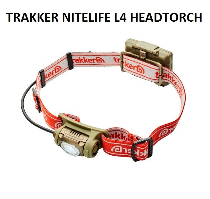 Ліхтар налобний TRAKKER Nitelife L4 Headtorch (475люмен), вологостійкий налобний ліхтарик на акумуляторі