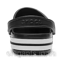 Crocs Bayaband Clog Black/White Чоловічі Жіночі Саба Крокс Боябенд Чорно-білі, фото 2
