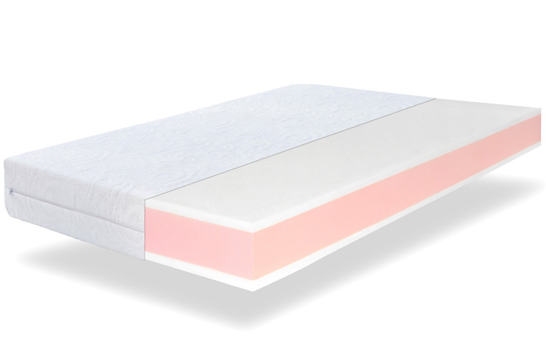 Безпружинний двосторонній матрац з ефектом пам'яті HighFoam Zephyr Lazy Slivki 80х190