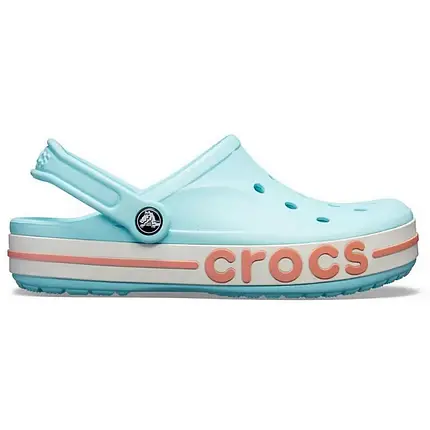 Crocs Bayaband Clog Ice Blue / Melon — жіночі сабо Крокс Боябенд, фото 1