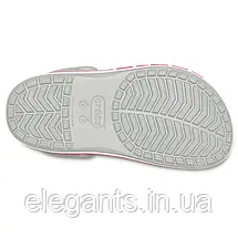 Crocs Bayaband Clog Light Grey / Pink — жіночі сабо Крокс Боябенд сірі / рожеві, фото 3