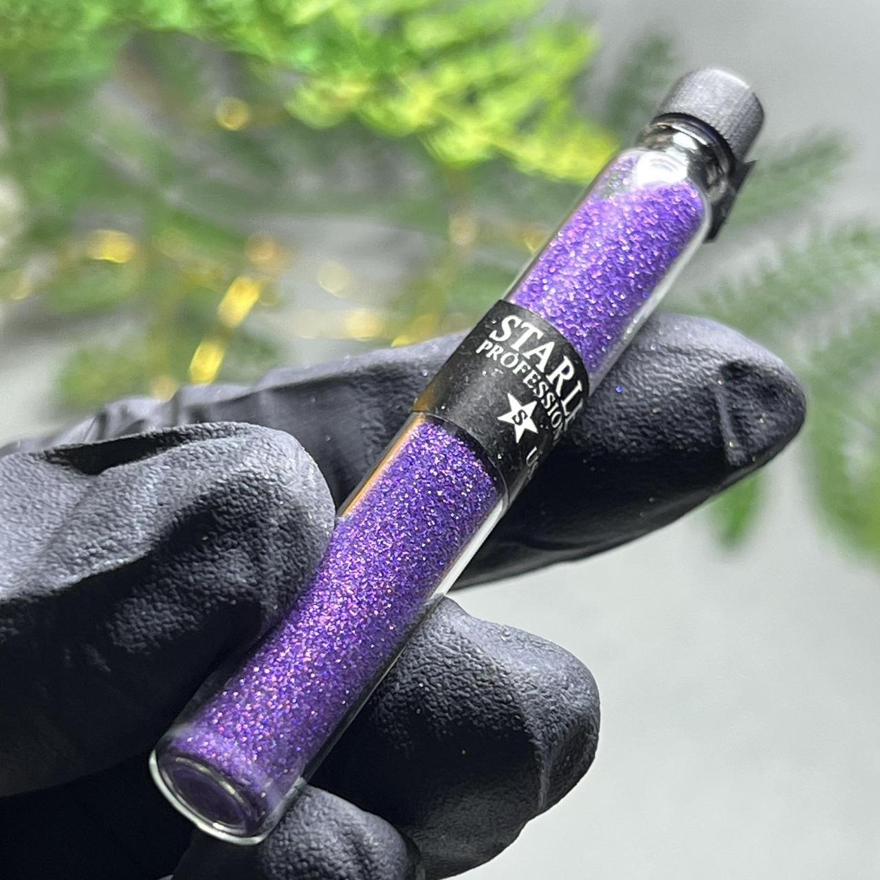 Блискітки (пісок) для нігтів Starlet Professional, фіолетовий