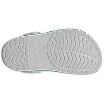 Crocs Bayaband Clog Light Grey / Ocean Чоловічі Жіночі Сабо Крокс Боябенд світло-сірі, фото 4