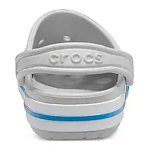 Crocs Bayaband Clog Light Grey / Ocean Чоловічі Жіночі Сабо Крокс Боябенд світло-сірі, фото 5