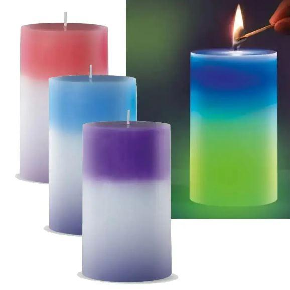 Воскова свічка Mood Magic зі справжнім полум'ям та LED підсвічуванням, фото 1