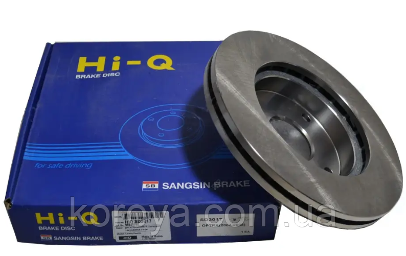 Диск гальмівний Лачетті Такума Єванда, передній Hi-Q SD3017