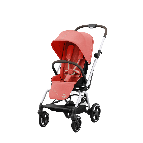 Коляска Eezy S Twist+2 — silver Cybex, Hibiscus Red