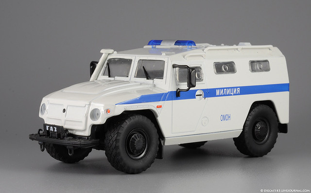 Автомобіль на Службі №29 ГАЗ-233036 "ТИГР" ОМОН МВС | Deagostini