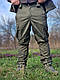 Костюм весняний осінній чоловічий гірка олива штани та куртка, фото 6