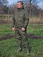 Костюм весняний осінній чоловічий гірка олива штани та куртка