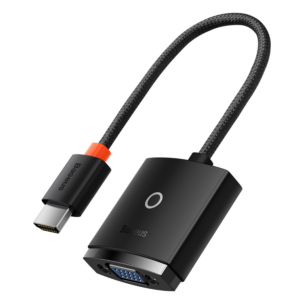 Адаптер (перехідник) Baseus Lite Series HDMI на VGA Чорний (WKQX010001)