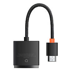 Адаптер (перехідник) Baseus Lite Series HDMI на VGA Чорний (WKQX010001), фото 4