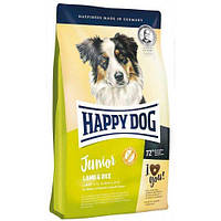 Сухой безглютеновый корм Happy Dog Junior Lamb&Rice для юниоров 7-18 мес. средних и больших пород, 1 кг