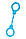 Силіконові наручники A-Toys By Toyfa, силікон, блакитні, 33 см, фото 4