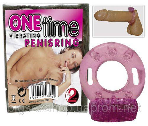 Ерекційне кільце - Vibro-Cock Ring "One Time"