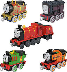 Thomas and Friends паровозики Томаса та друзів набір із 5 локомотивів Thomas, Percy, James, Diesel та Nia