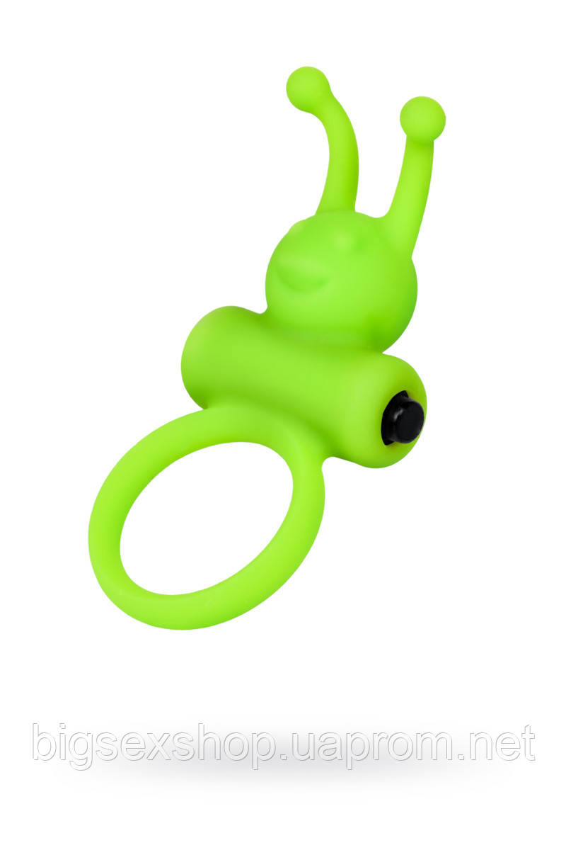 Ерекційне кільце на пеніс A-Toys By Toyfa, силікон, зелене, ø 3,1 см