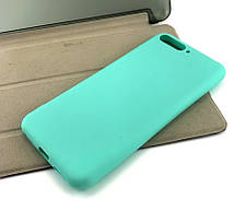 Чохол на Huawei Y6 2018 накладка бампер SMTT силіконовий бірюзовий, фото 3