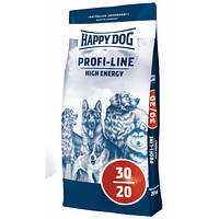 Happy Dog (Хеппі Дог) Prof-Line High Energy 30/20 — Сухий корм для робочих і службових собак, 20 кг