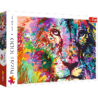 Пазли "Барвистий Лев" 1000 елементів Trefl 10707