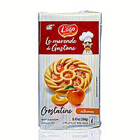 Печиво кростата LAGO з абрикосовим джемом crostatine albicocca 240г