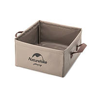 Відро складане Naturehike Square bucket 13л NH19SJ007 light brown