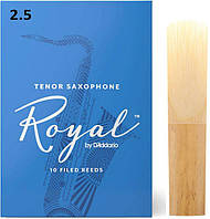 Трость для тенор саксофона D'Addario Royal - Tenor Sax #2.5 (1шт)
