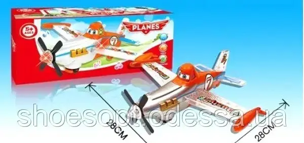 Літак Літаки музичний, світло, фото 1