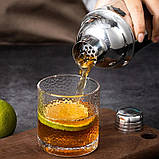 Шейкер барний для коктейлів сталевий Cobbler 750 мл (LB-18278), фото 6