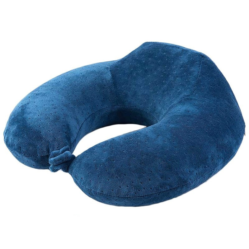 Подушка Naturehike Memory Foam U-Shaped Pillow NH15T089-Z Dark Blue - фото 1 - id-p1801960490