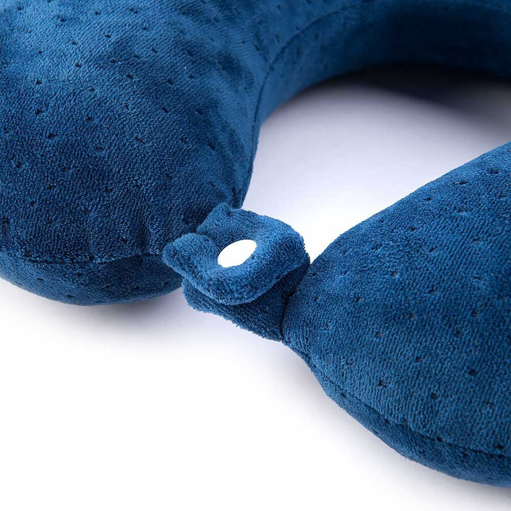 Подушка Naturehike Memory Foam U-Shaped Pillow NH15T089-Z Dark Blue - фото 4 - id-p1801960490