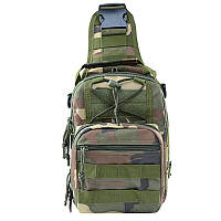 Сумка тактическая через плечо Smartex 3P Tactical 10 ST-050 jungle camouflage