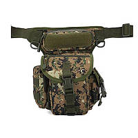 Сумка на ногу Smartex 3P Tactical 10 ST-1003 jungle digital camouflage