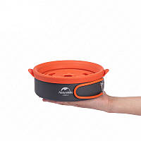 Сковорода Naturehike Camping Pan 1.6 л with silicone lid NH19CJ006 Orange