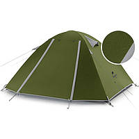 Намет Naturehike P-Series IIII (4-х місний) 210T 65D polyester Graphic NH18Z044-P dark green