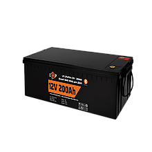 Акумулятор LP LiFePO4 12V (12,8V) - 200 Ah (2560Wh) (Smart BMS 100А) з BT пластик для ДБЖ