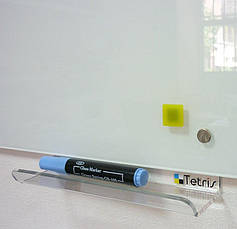 Дошка скляна магнітна маркерна біла 75 Х 100 см, фото 3