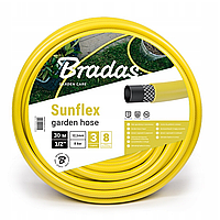 Шланг для полива 30 метров 1/2" Bradas Sunflex Польша желтый